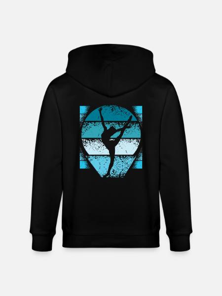 Gymnastics Retro - Stanley/Stella CULTIVATOR Unisex Organic Hooded Jacket - black