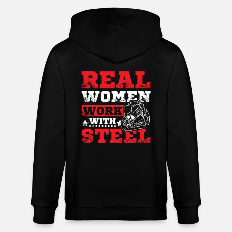 femmes soudeuses - Veste à capuche bio CULTIVATOR Stanley/Stella Unisexe - noir