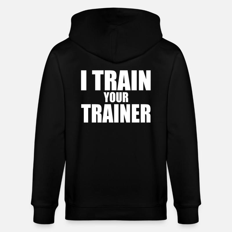 I train your trainer - Veste à capuche bio CULTIVATOR Stanley/Stella Unisexe - noir