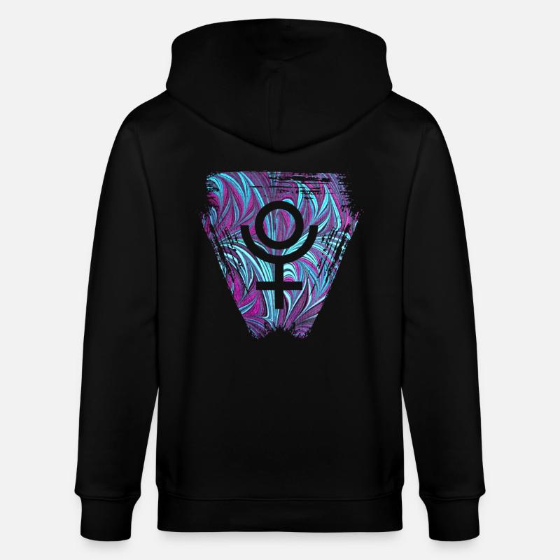 pluto e 74 - Stanley/Stella Unisex Bio-Kapuzenjacke CULTIVATOR  - Schwarz