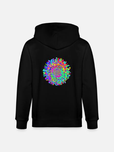 Splish Splash - Stanley/Stella CULTIVATOR Unisex Organic Hooded Jacket - black