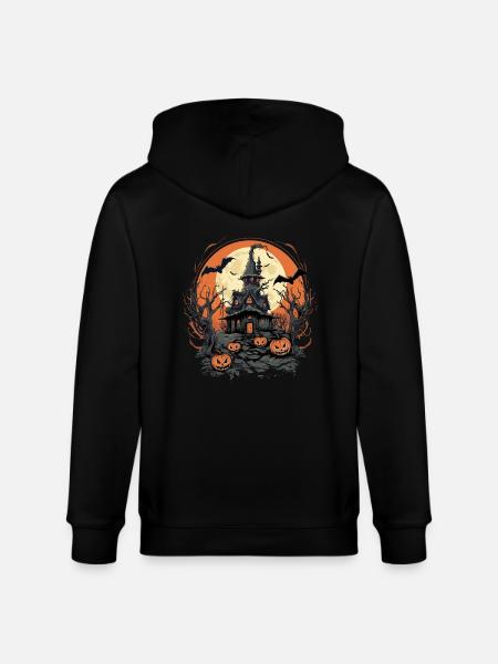 Halloween - Stanley/Stella Unisex Bio-Kapuzenjacke CULTIVATOR  - Schwarz