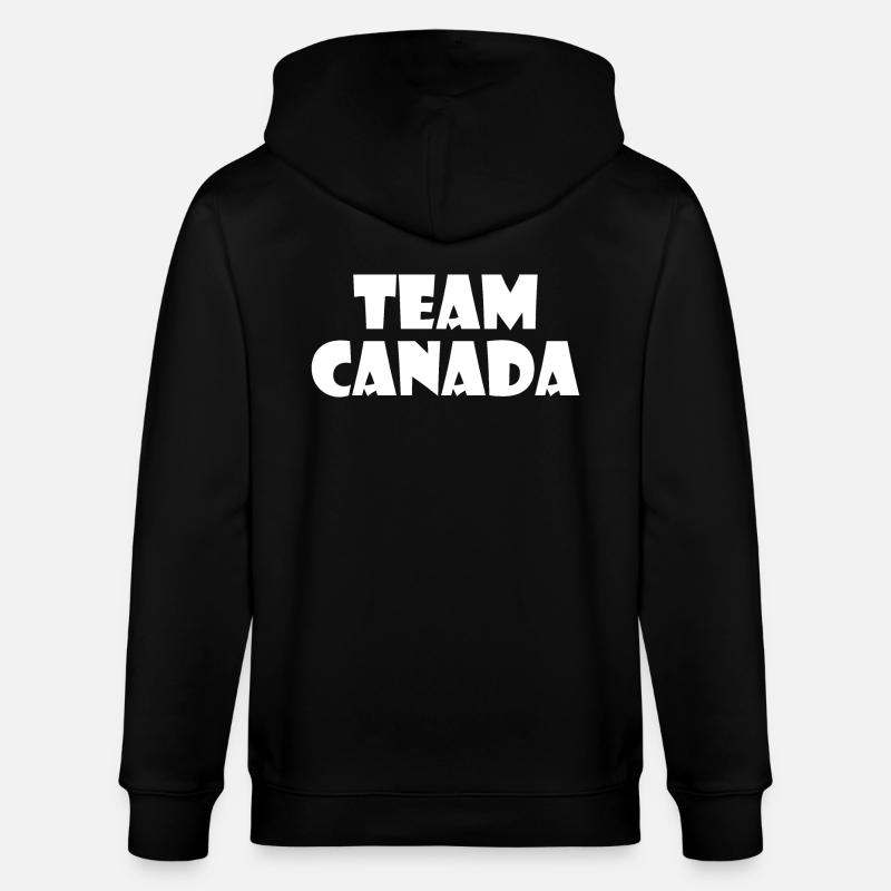 Team canada - Stanley/Stella Unisex Bio-Kapuzenjacke CULTIVATOR - Schwarz