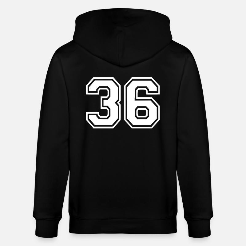 36 - Veste à capuche bio CULTIVATOR Stanley/Stella Unisexe - noir