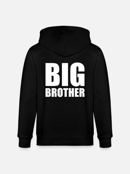 Big brother - Stanley/Stella økologisk unisex-hættejakke CULTIVATOR  - sort