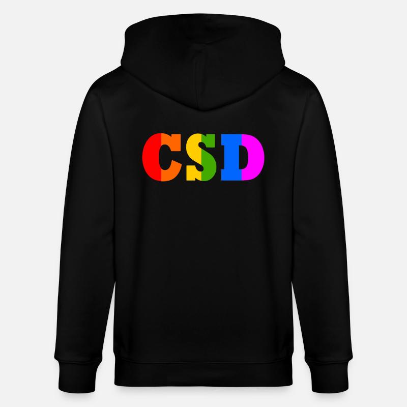 Csd - Stanley/Stella Unisex Bio-Kapuzenjacke CULTIVATOR  - Schwarz
