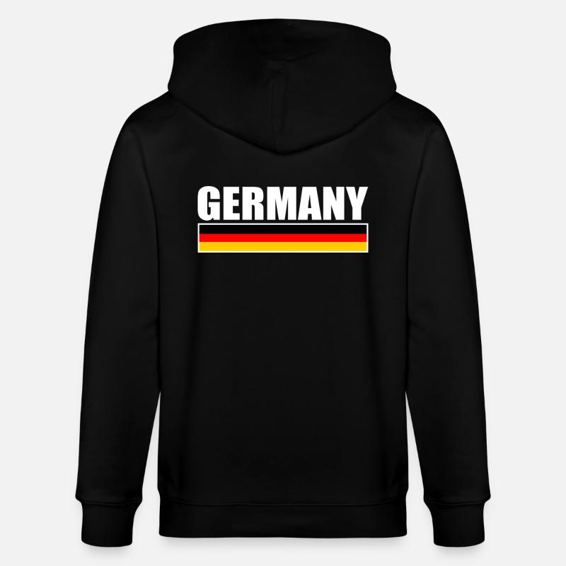 Germany - Veste à capuche bio CULTIVATOR Stanley/Stella Unisexe - noir