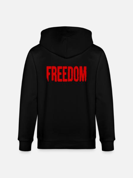 Freedom - Stanley/Stella CULTIVATOR Unisex Organic Hooded Jacket - black