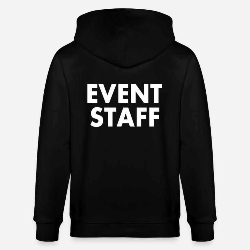 Event staff - Veste à capuche bio CULTIVATOR Stanley/Stella Unisexe - noir