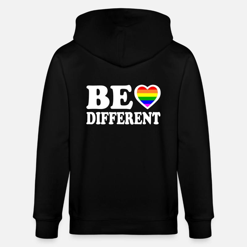 Be different - Veste à capuche bio CULTIVATOR Stanley/Stella Unisexe - noir