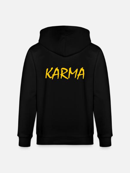Karma - Stanley/Stella CULTIVATOR Unisex Organic Hooded Jacket - black