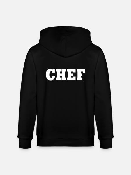 Chef - Veste à capuche bio CULTIVATOR Stanley/Stella Unisexe - noir