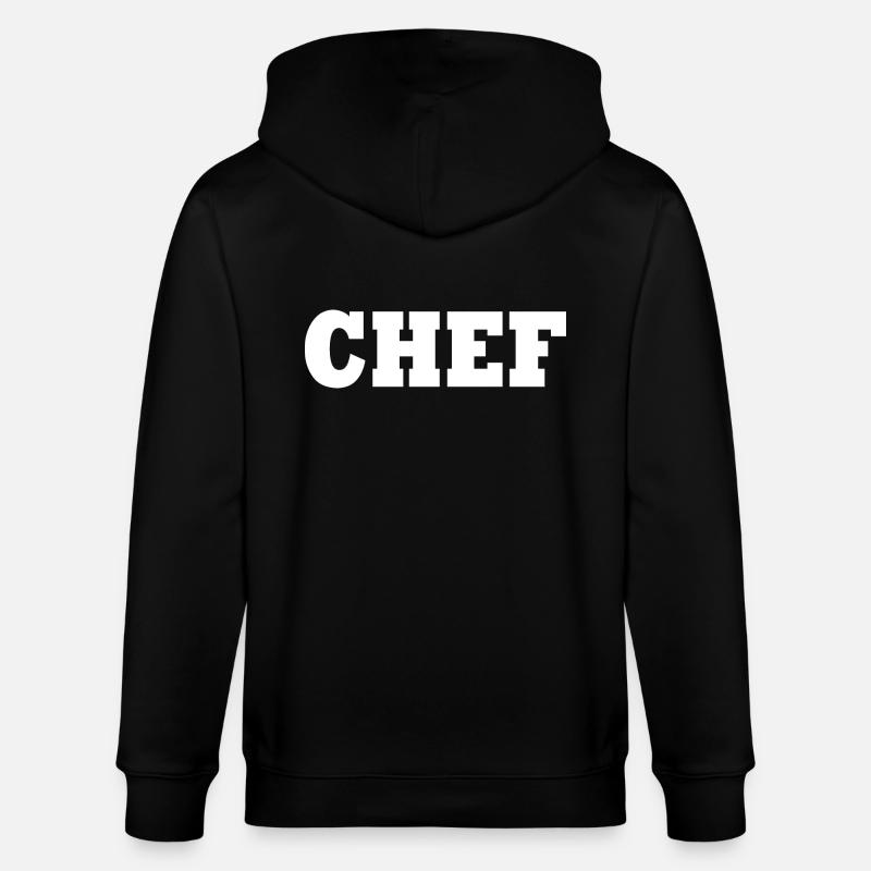 Chef - Veste à capuche bio CULTIVATOR Stanley/Stella Unisexe - noir