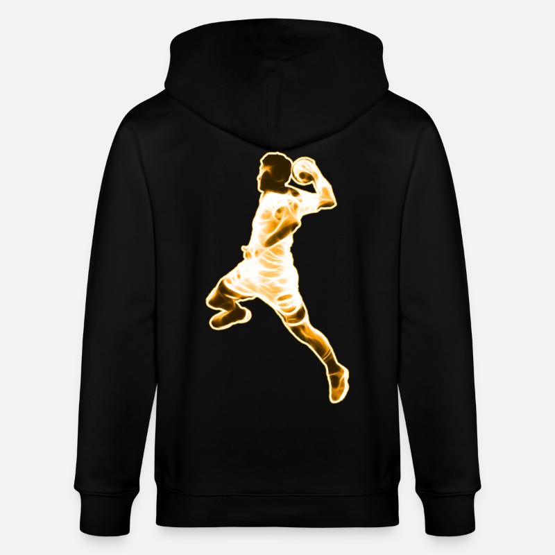 Ein Handballer - Stanley/Stella Unisex Bio-Kapuzenjacke CULTIVATOR  - Schwarz