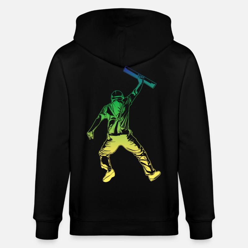 Style rétro d’architecte - Veste à capuche bio CULTIVATOR Stanley/Stella Unisexe - noir