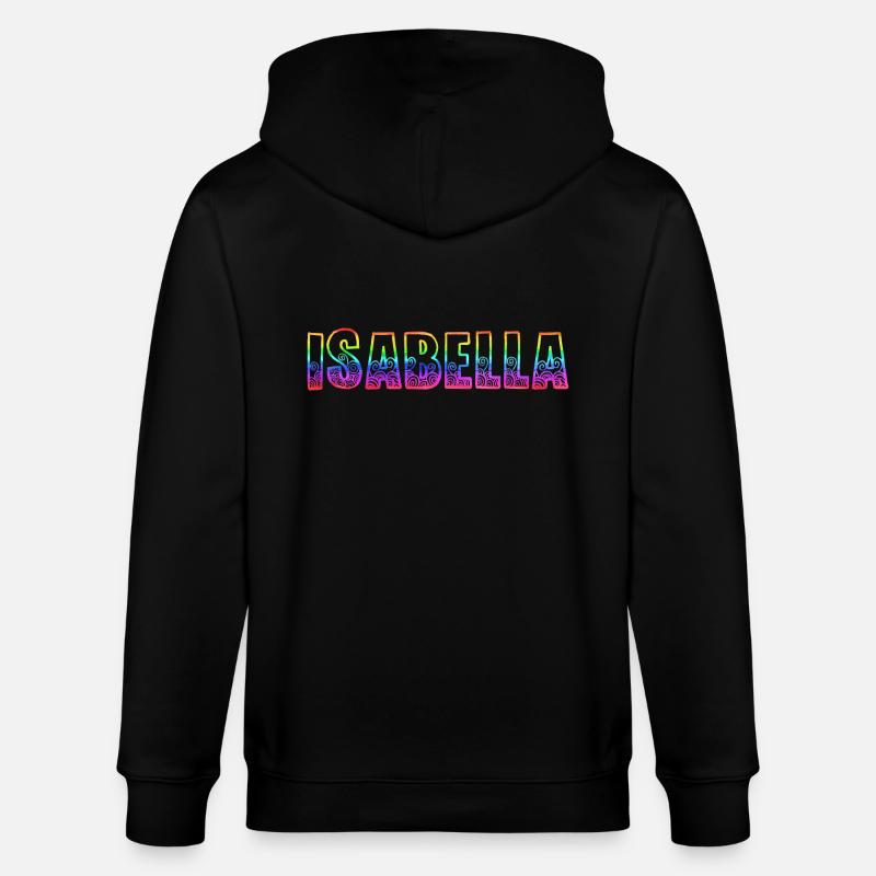 isabella rs rainbow - Stanley/Stella Unisex Bio-Kapuzenjacke CULTIVATOR  - Schwarz