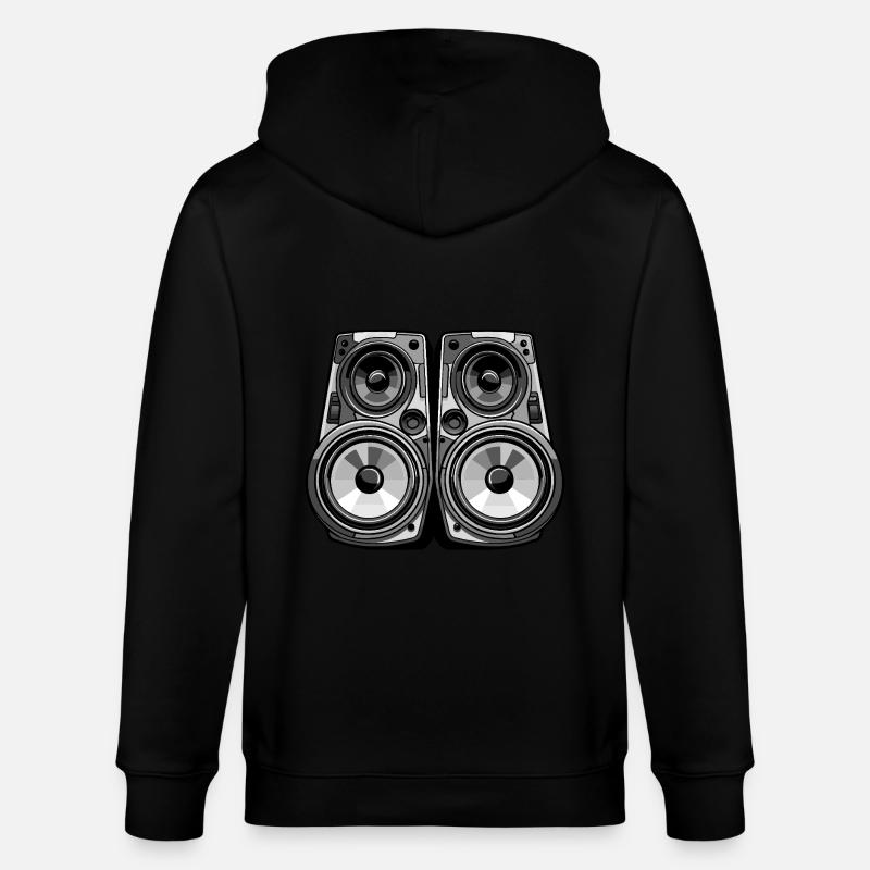 Soirée de boxe musicale - Veste à capuche bio CULTIVATOR Stanley/Stella Unisexe - noir