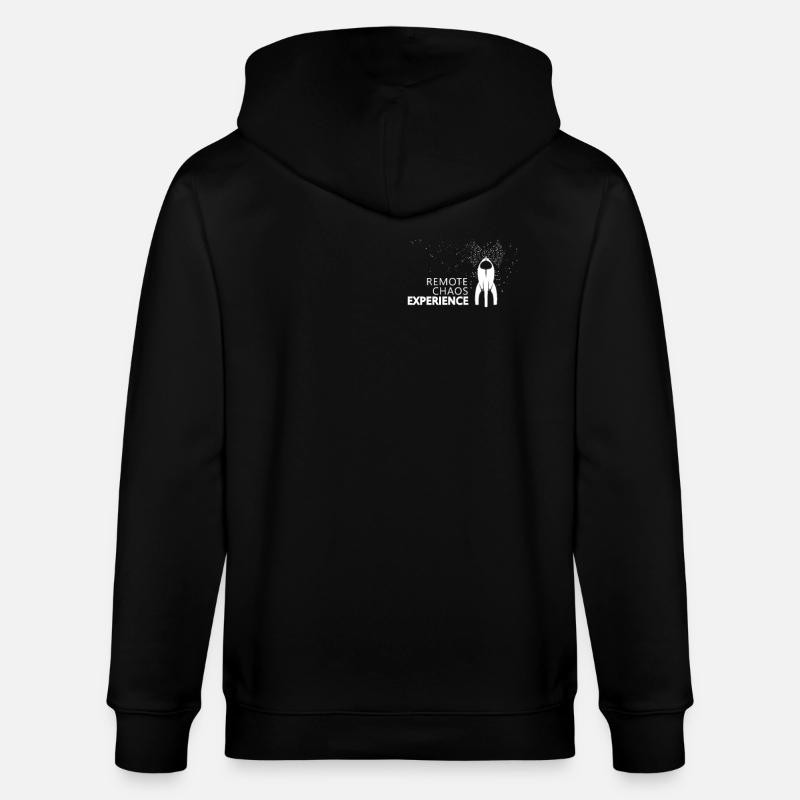 remote chaos experience - CC Kongress Hacker r C3 - Stanley/Stella Unisex Bio-Kapuzenjacke CULTIVATOR  - Schwarz