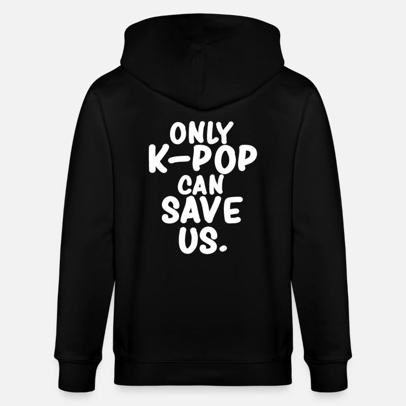 K-Pop - Stanley/Stella Unisex Bio-Kapuzenjacke CULTIVATOR  - Schwarz