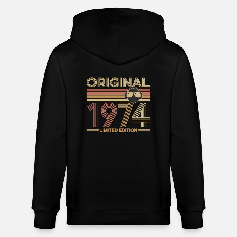 1974 - Stanley/Stella Unisex Bio-Kapuzenjacke CULTIVATOR  - Schwarz
