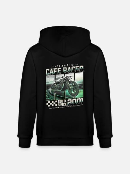 Cafe Racer built in 2001 - Stanley/Stella CULTIVATOR Unisex Organic Hooded Jacket - black
