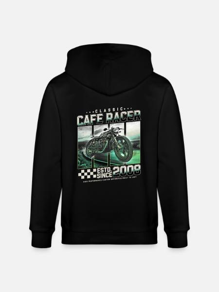 Cafe Racer built in 2008 - Stanley/Stella CULTIVATOR  Unisex Organic Hooded Jacket - black