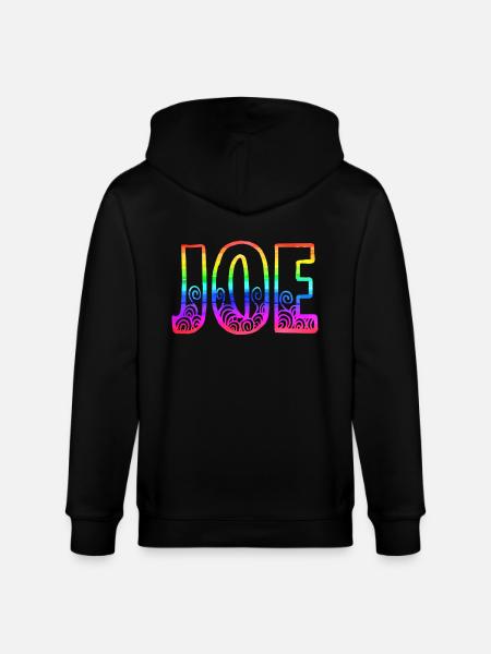 joe rs rainbow - Stanley/Stella CULTIVATOR Unisex Organic Hooded Jacket - black