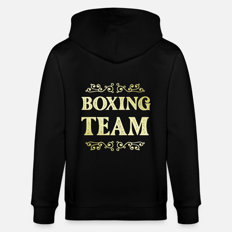 Équipe de boxe - Veste à capuche bio CULTIVATOR Stanley/Stella Unisexe - noir