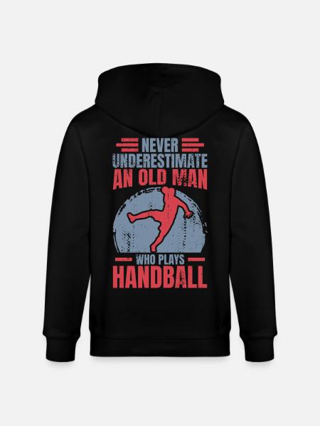Handball Großvater - Stanley/Stella Unisex Bio-Kapuzenjacke CULTIVATOR - Schwarz