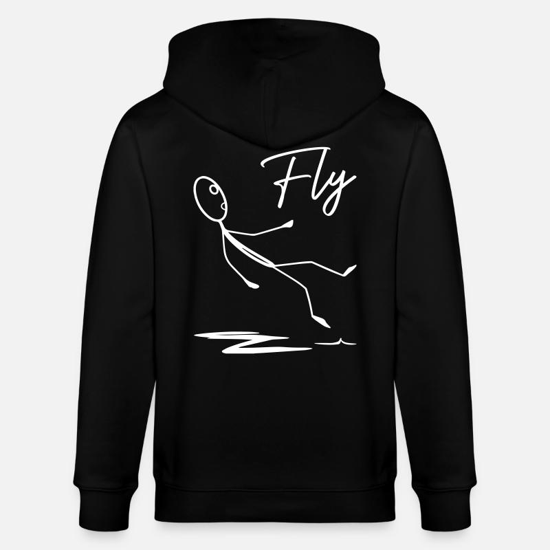 Fly - Stanley/Stella Unisex Bio-Kapuzenjacke CULTIVATOR  - Schwarz