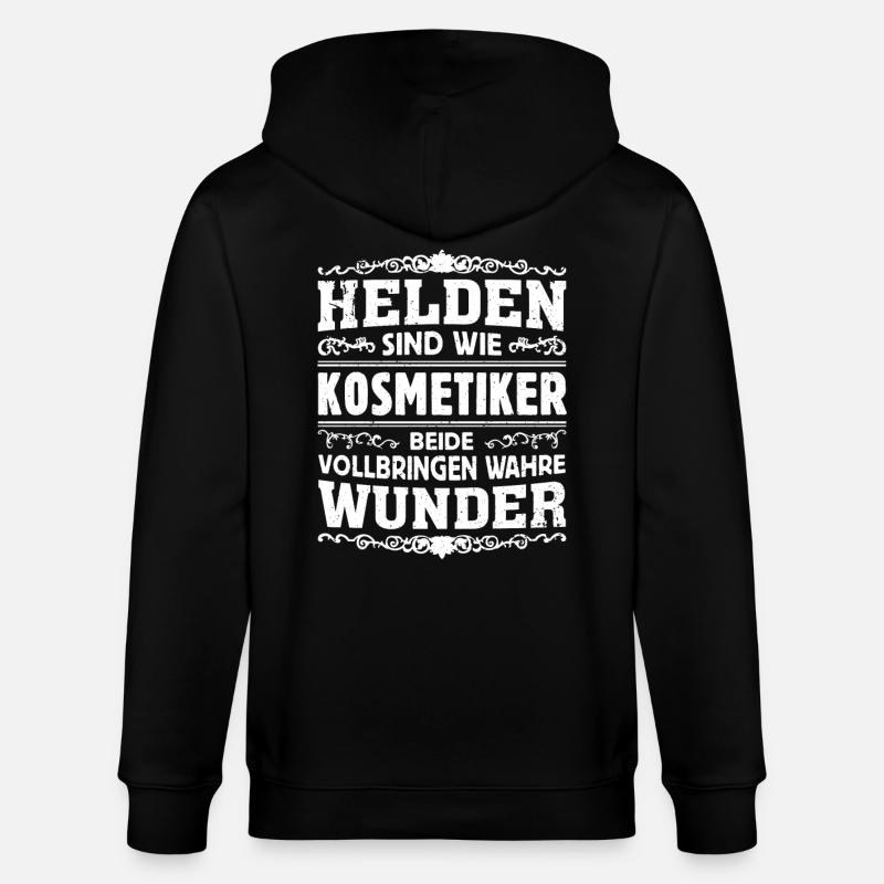 Kosmetiker - Helden - Stanley/Stella Unisex Bio-Kapuzenjacke CULTIVATOR  - Schwarz