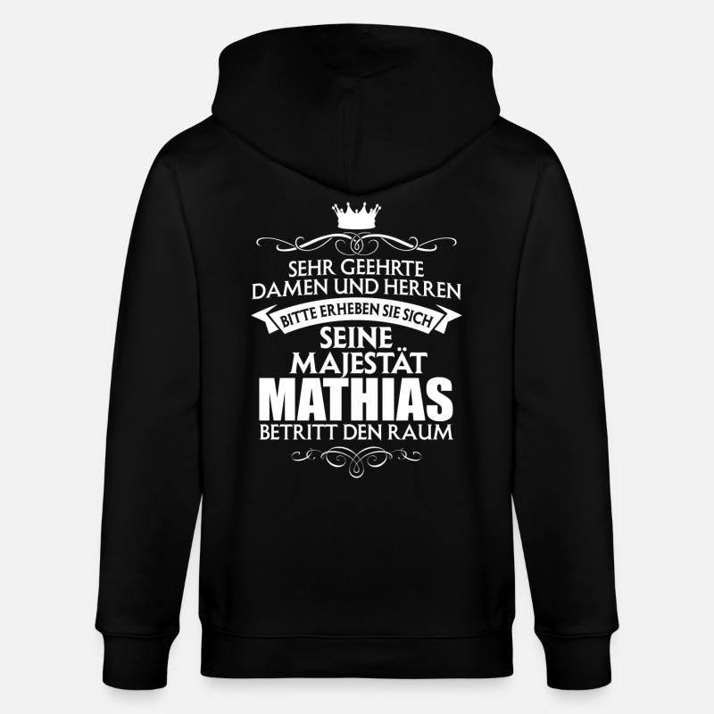 MATHIAS - Majestät - Stanley/Stella Unisex Bio-Kapuzenjacke CULTIVATOR - Schwarz