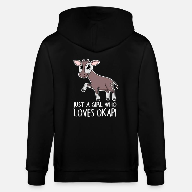 Okapi - Veste à capuche bio CULTIVATOR Stanley/Stella Unisexe - noir