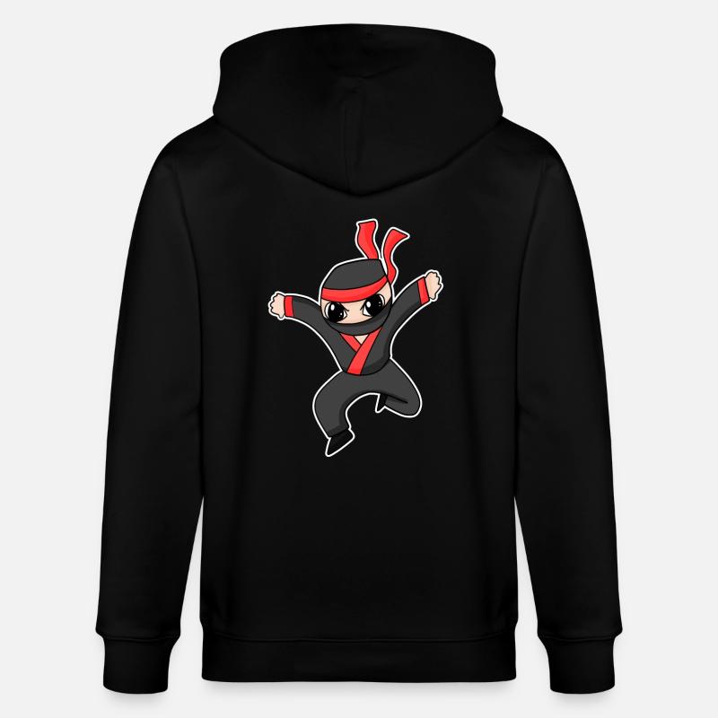 Ninja - Veste à capuche bio CULTIVATOR Stanley/Stella Unisexe - noir