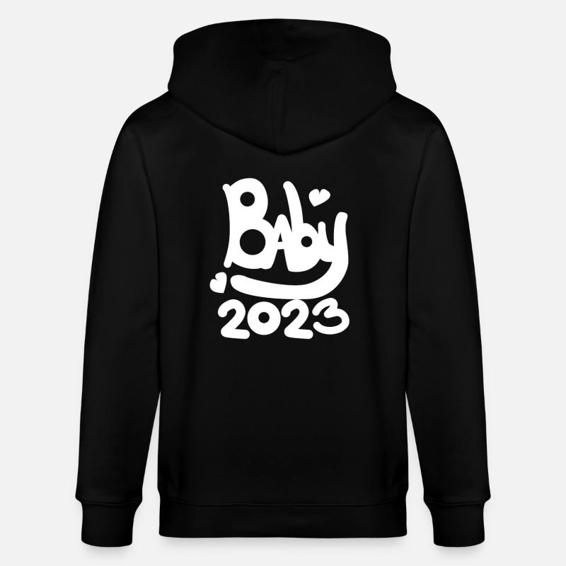 Bébé 2023 - Veste à capuche bio CULTIVATOR Stanley/Stella Unisexe - noir