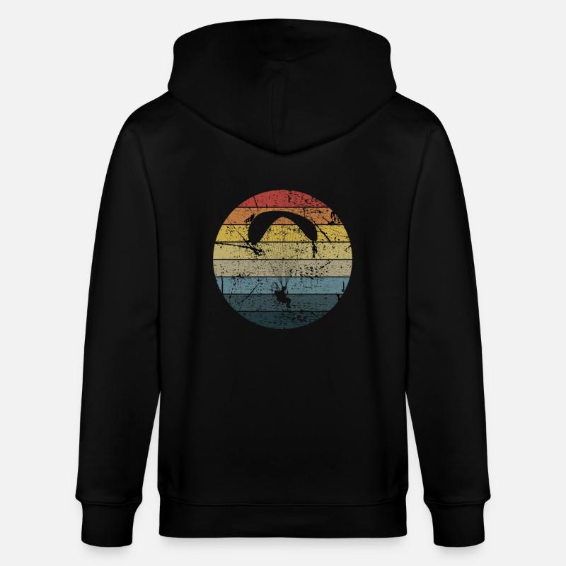 Paramoteur Paramoteur - Veste à capuche bio CULTIVATOR Stanley/Stella Unisexe - noir