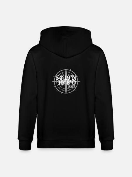 Coordonnées de Kiel - Veste à capuche bio CULTIVATOR Stanley/Stella Unisexe - noir
