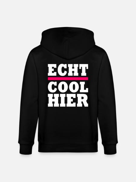 Echt cool hier - Stanley/Stella Unisex Bio-Kapuzenjacke CULTIVATOR - Schwarz