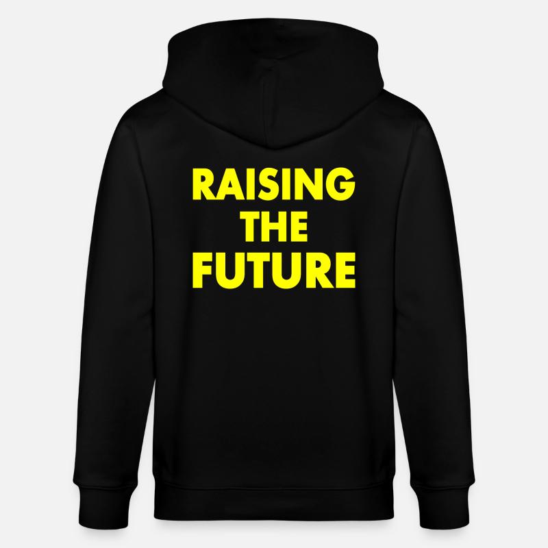 Raising the future - Veste à capuche bio CULTIVATOR Stanley/Stella Unisexe - noir