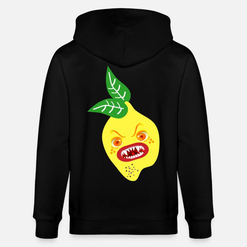 COSTUME D’HALLOWEEN CITRON - Veste à capuche bio CULTIVATOR Stanley/Stella Unisexe - noir