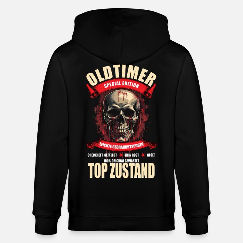 Oldtimer - Special Edition - Stanley/Stella Unisex Bio-Kapuzenjacke CULTIVATOR  - Schwarz