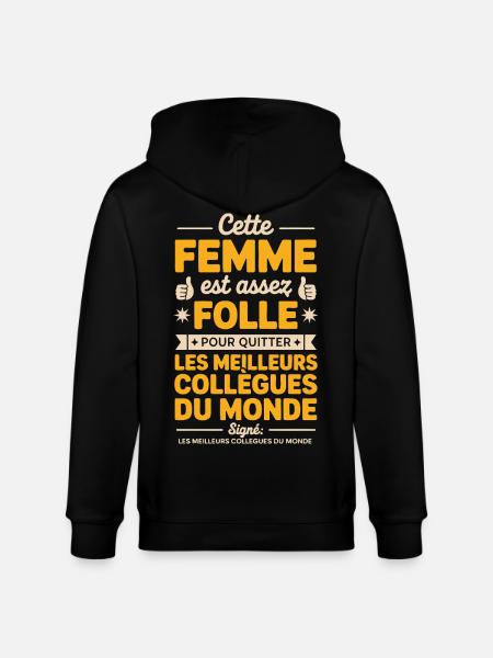 Departure Co-worker New Job Retirement - Stanley/Stella CULTIVATOR Unisex Organic Hooded Jacket - black