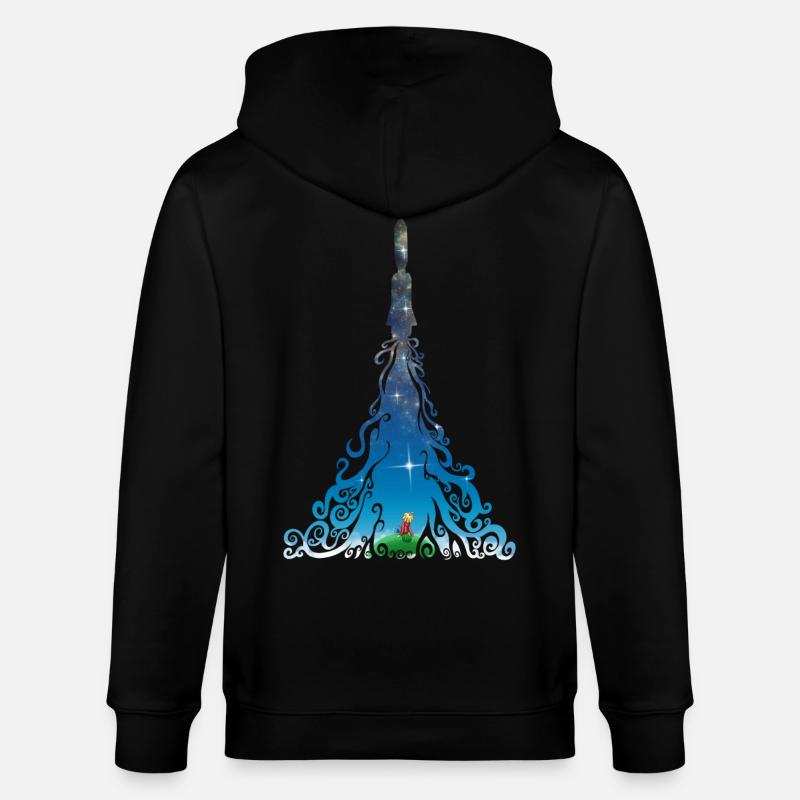 rêves Rocket - Veste à capuche bio CULTIVATOR Stanley/Stella Unisexe - noir