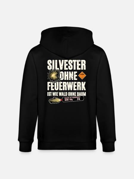 Pyro ohne Feuerwerk - Stanley/Stella Unisex Bio-Kapuzenjacke CULTIVATOR - Schwarz