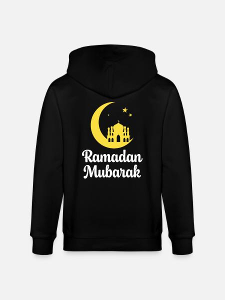 Ramadan Murbarak - Stanley/Stella CULTIVATOR  Unisex Organic Hooded Jacket - black