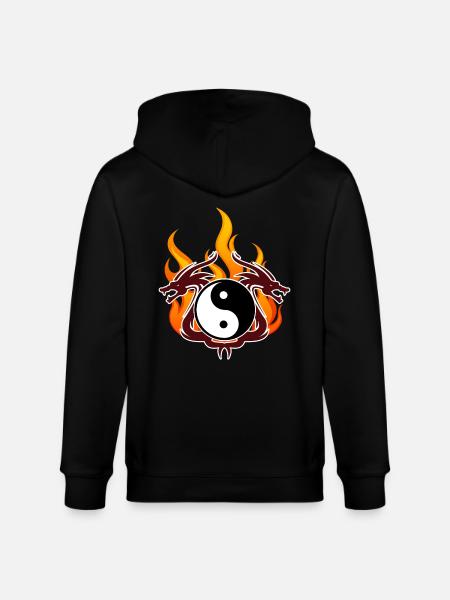 dragons - Veste à capuche bio CULTIVATOR Stanley/Stella Unisexe - noir