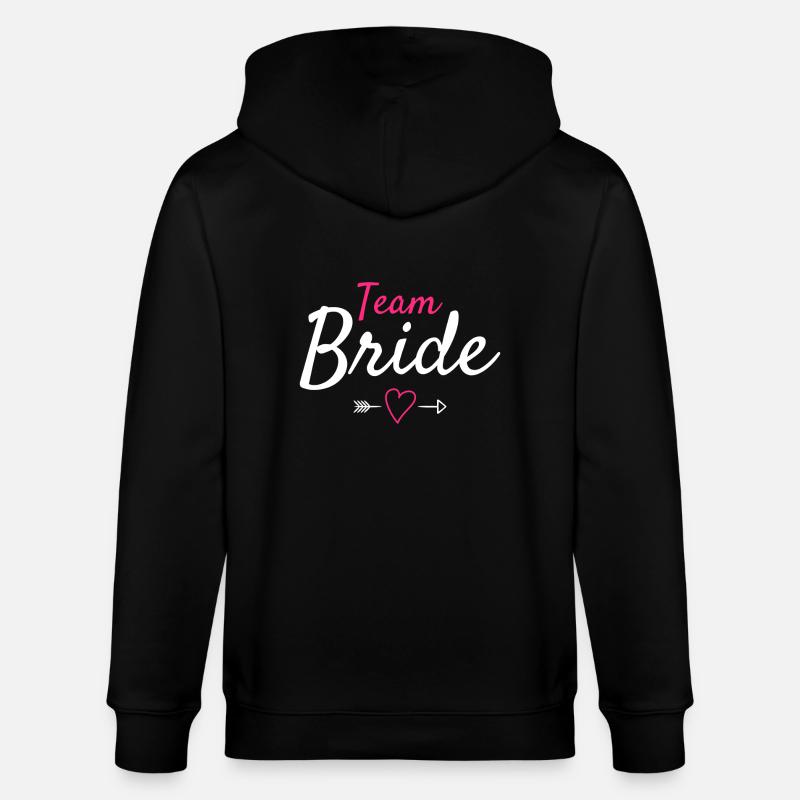 Mariée d'équipe - Veste à capuche bio CULTIVATOR Stanley/Stella Unisexe - noir