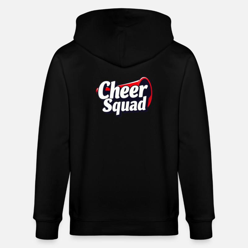 Cheer Squad Cheerleading Équipe Fun - Veste à capuche bio CULTIVATOR Stanley/Stella Unisexe - noir