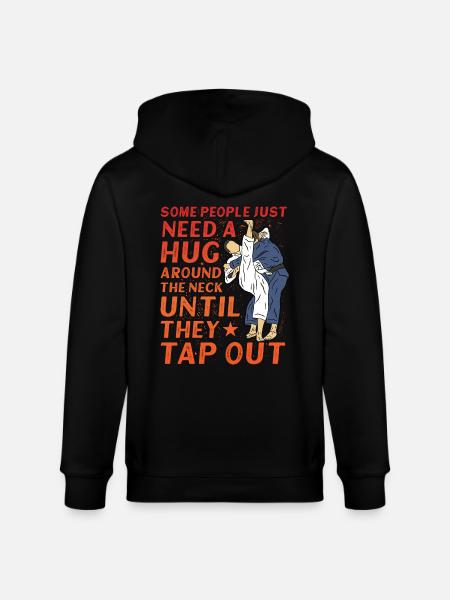 Brazilian Jiu-Jitsu BJJ - Stanley/Stella CULTIVATOR  Unisex Organic Hooded Jacket - black