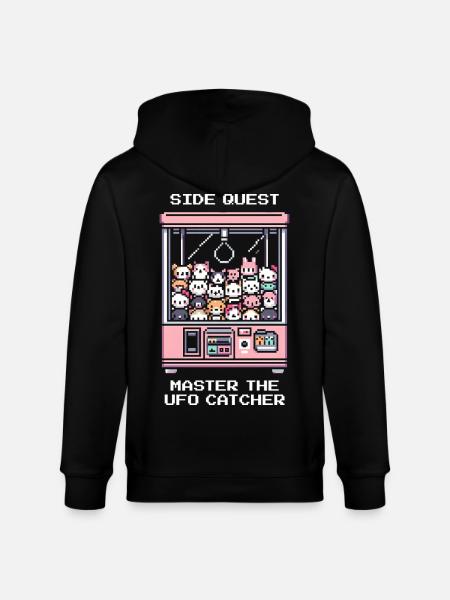 Nebenquest: UFO-Catcher meistern | Arcade Japan - Stanley/Stella Unisex Bio-Kapuzenjacke CULTIVATOR  - Schwarz